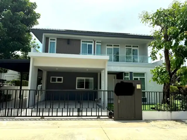 ให้เช่า #บ้านเดี่ยว หมู่บ้านมัณฑนา 2 บางนา กม.7 ซอยราชวินิตบางแก้ว #ใกล้เมกาบางนา 095-164-2956  GG